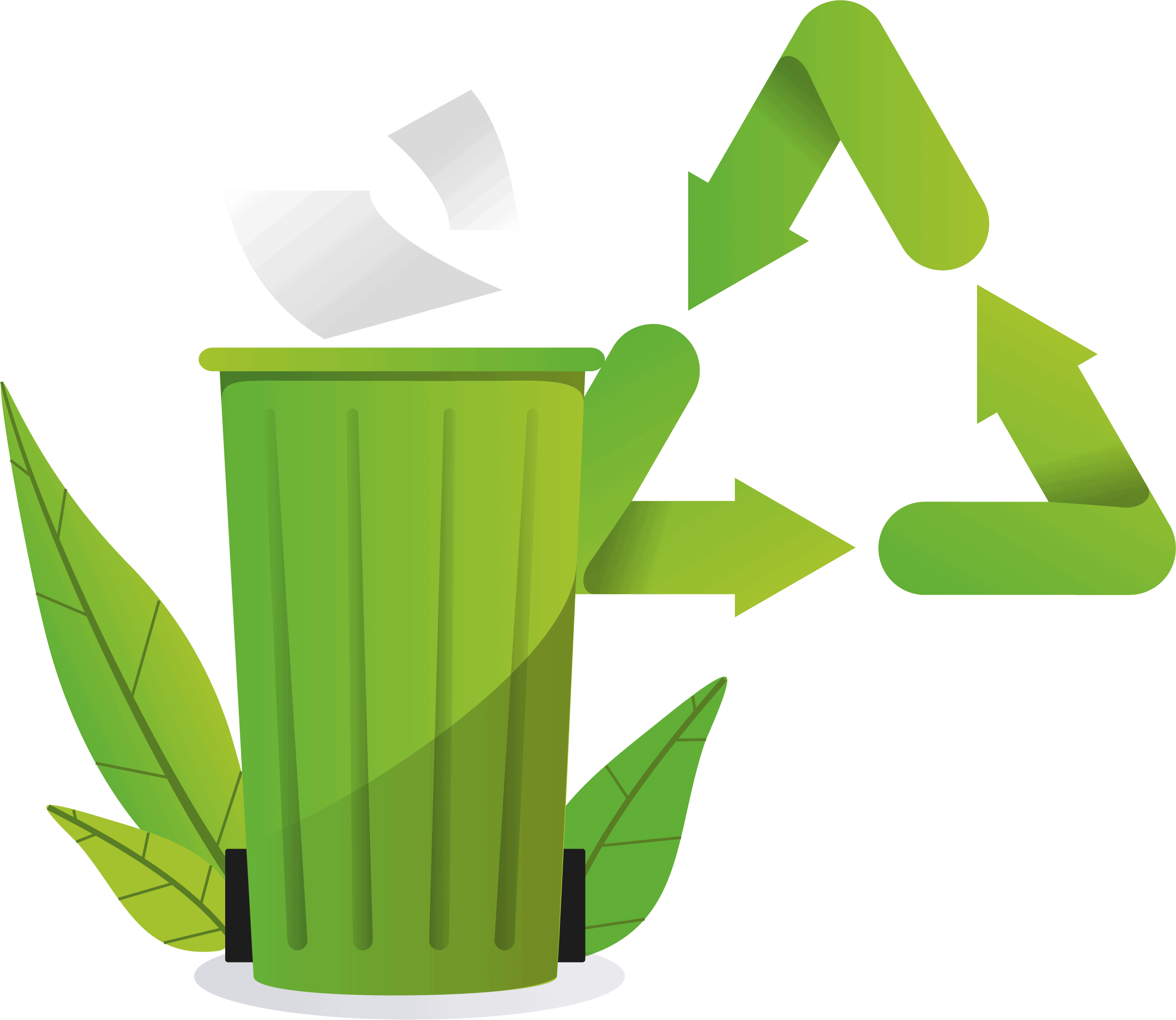 Poubelle papier recyclage